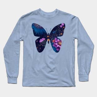 Colorful enchanted wildflowers Long Sleeve T-Shirt